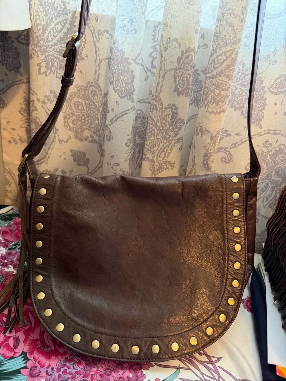 HOBO Maverick Studded Saddle Bag